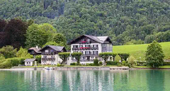 Haus am Wolfgangsee in Österreich