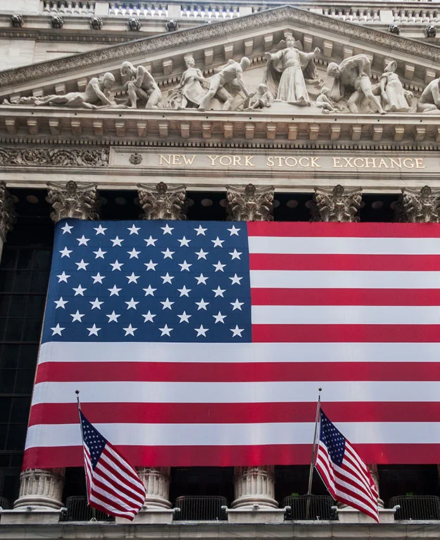 Die Amerikanische Flagge auf dem Capital